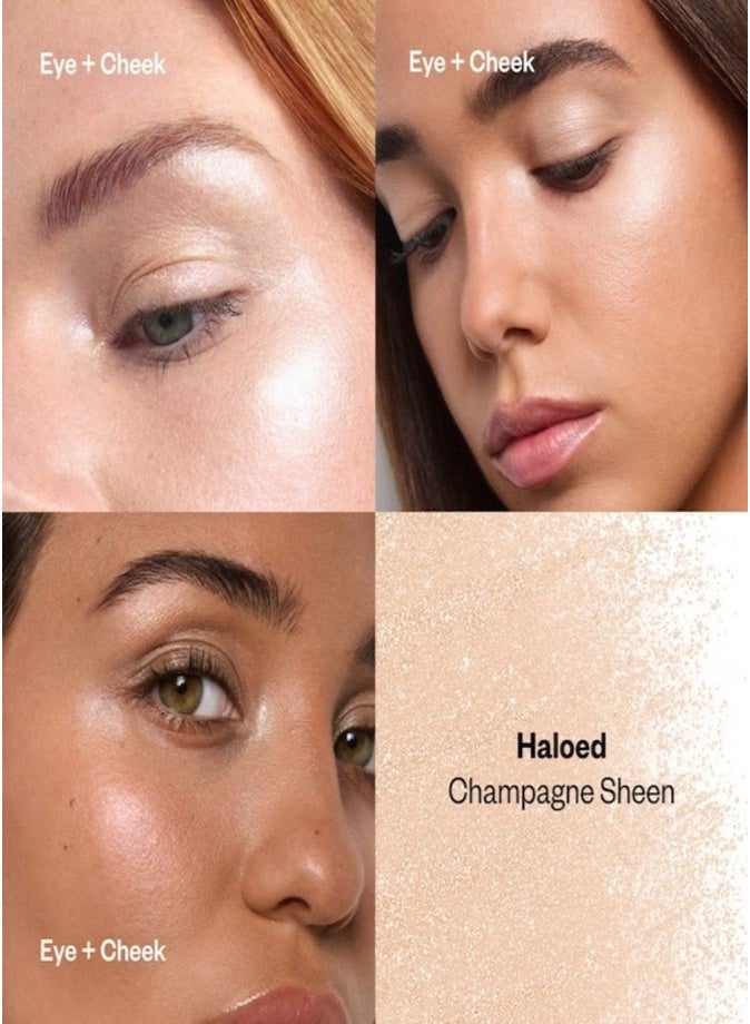 Kosas Shiny Objects Wet Glisten Highlighter Powder 4.5g – Radiant Face & Eye Glow Haloed - Champagne Sheen - Image 2